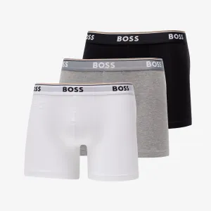 Hugo Boss Stretch-Cotton Boxer Briefs With Logos 3-Pack Multi #251842