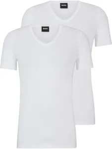 Hugo Boss 2 PACK - T-shirt da uomo BOSS Slim Fit 50475292-100 XXL