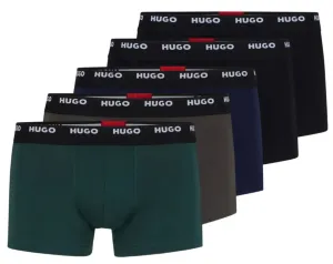 Hugo Boss 5 PACK - boxer da uomo HUGO 50479944-997 L