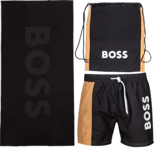 Hugo Boss Set da uomo - pantaloncini da bagno, asciugamano e borsa 50492907-001 XXL