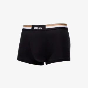 Hugo Boss Cotton-Blend Trunks With Signature-Stripe Waistband Black #252052
