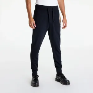 Hugo Boss Cotton-Terry Tracksuit Bottoms with Logo and Stripes Black #538514