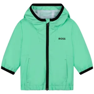 Hugo Boss Babys Windbreaker Green - 3Y GREEN