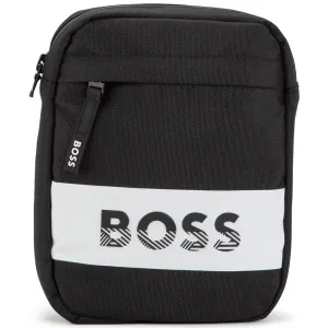 Hugo Boss Boys Messenger Bag Black - ONE SIZE BLACK