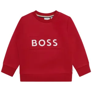 Hugo Boss Baby Sweater Classic Logo Red - 2Y Red