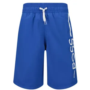 Hugo Boss Boys Swim-Shorts Blue - 4Y BLUE