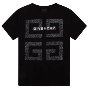 Givenchy Boys 4G Logo T-shirt Black - 4Y BLACK