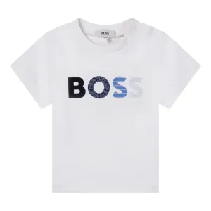 Hugo Boss Baby Boys Logo T-shirt White - 1M WHITE