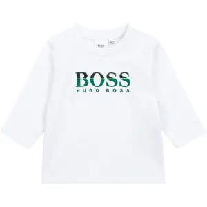 Hugo Boss Baby Boys White Logo Top - 3M WHITE