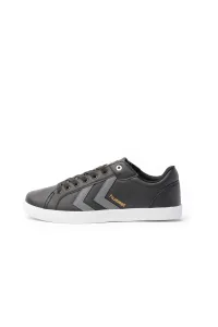 Hummel Unisex Black Sneakers - Deuo Court Heritage #2989478