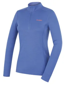 Women's merino sweatshirt HUSKY Aron Zip L blue