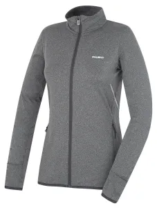 Women's zipper sweatshirt HUSKY Astel L tm. gray #1082877
