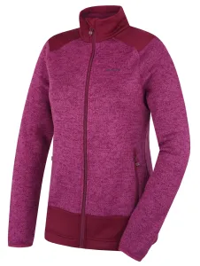 Women's fleece sweater HUSKY Alan L dk. magenta #1035576