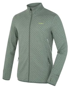 Men's zipper sweatshirt HUSKY Astel M green