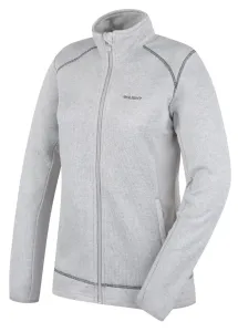Women's fleece sweater with zipper HUSKY Alan L light grey #2842921