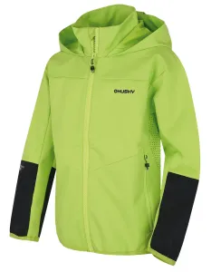 Kids softshell jacket HUSKY Sonny K bright green #1611193