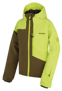 Kids ski jacket HUSKY Gomez Kids br. green/dk. khaki