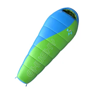 Sleeping bag HUSKY Outdoor Kids Merlot -10°C green