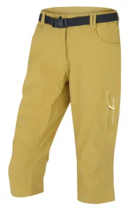 Women's 3/4 trousers HUSKY Klery L yellow-green #1099398