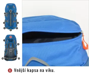 Backpack Expedition / Hiking HUSKY Scape 38l blue