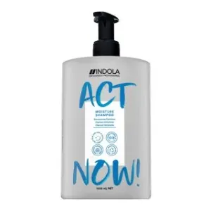 Indola Act Now! Moisture Shampoo shampoo nutriente per l'idratazione dei capelli 1000 ml