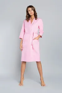 Kalia bathrobe with 3/4 sleeves - pink #2808028