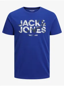 Blue Men's T-Shirt Jack & Jones James - Men #2423674
