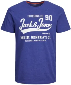 Jack&Jones T-shirt da uomo JJELOGO Standard Fit 12238252 Bluing L