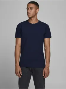 Jack&Jones T-shirt da uomo JJEBASIC Stretch Fit 12058529 Navy Blue XL