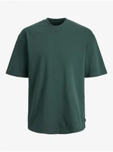 Dark Green Basic T-Shirt Jack & Jones Blakam - Men