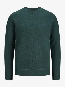 Dark Green Jack & Jones Cameron Sweater - Men #2830506