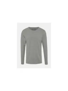 Grey Men's Long Sleeve T-Shirt Jack & Jones Basic - Men #1379330