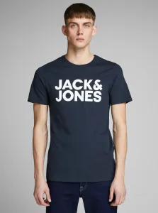 Jack&Jones T-shirt da uomo JJECORP 12151955 Navy Blazer Slim S