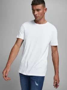 Jack&Jones T-shirt da uomo JJEORGANIC BASIC Slim Fit 12156101 White M