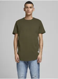 Khaki Mens Basic T-Shirt Jack & Jones Noa - Men