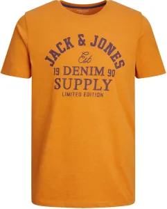 Jack&Jones T-shirt da uomo JJELOGO Standard Fit 12238252 Desert Sun M