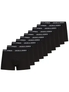 10PACK Men's Jack and Jones Boxer Shorts - Black #2898491