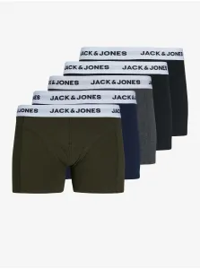 5PACK Men's Jack and Jones Boxer Shorts Multicolored #1269875