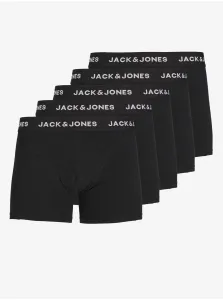 Jack&Jones 5 PACK - boxer da uomo JACHUEY 12242049 Black S