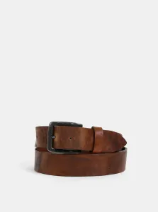 Brown Leather Belt Jack & Jones Victor #1736992