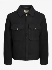Black men's wool jacket jacket Jack & Jones Baxter - Men #2542106