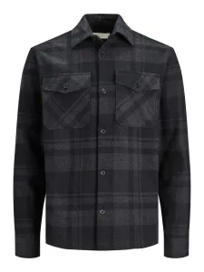 Jack&Jones Camicia da uomo JPRROY Comfort Fit 12241533 dark grey melange L