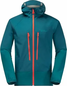 Jack Wolfskin Alpspitze Hoody M Blue Coral 2XL Giacca outdoor