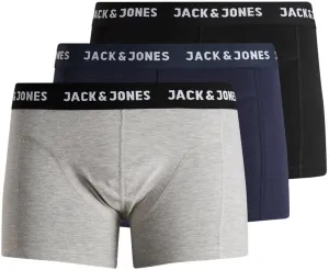 Jack&Jones 3 PACK - boxer da uomo JACANTHONY 12160750 Black - Blue nights - LGM M