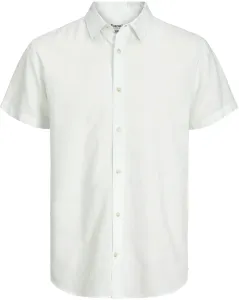 Jack&Jones Camicia da uomo JJESUMMER Comfort Fit 12248383 White XL