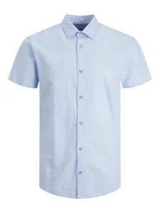 Jack&Jones Camicia da uomo JJESUMMER Slim Fit 12220136 Cashmere Blue S