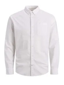 Jack&Jones Camicia da uomo JJEOXFORD Slim Fit 12182486 White XL