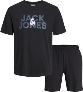 Jack&Jones Set uomo - T-shirt e pantaloncini JACULA Standard Fit 12255000 Black L