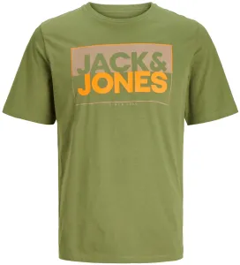 Jack&Jones T-shirt da uomo JCOBOX Standard Fit 12248123 Olive Branch L