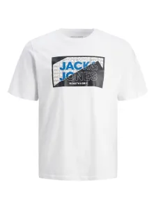 Jack&Jones T-shirt da uomo JCOLOGAN Standard Fit 12242492 white XXL